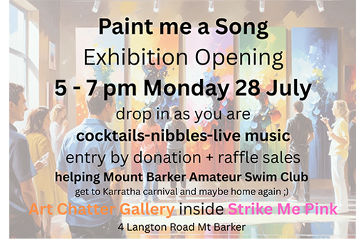 Artifice in Oils Exhibition Poster