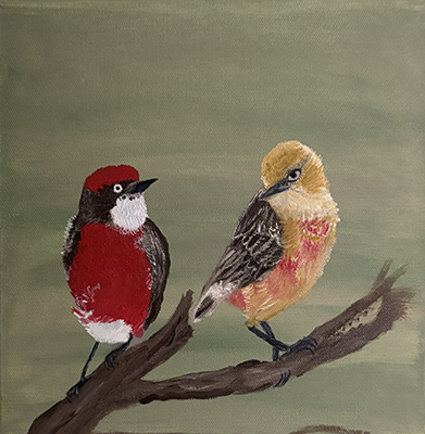Red Chatting Up - Vicki Brown